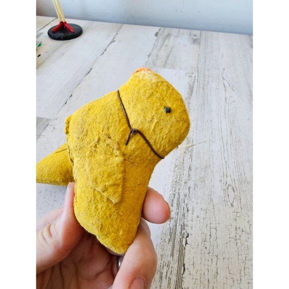 Primitive duck bird bell spring Easter decor unique plush set - Picture 5 of 9